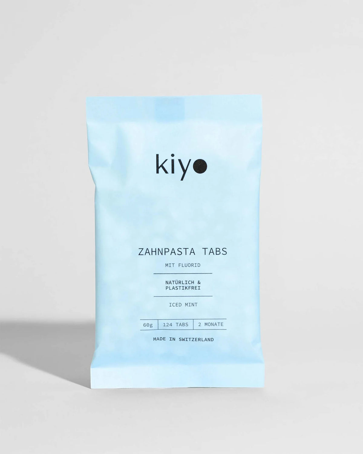 KIYO Zahnpasta Tabs m Fluo Iced Mint 124 Stk Btl