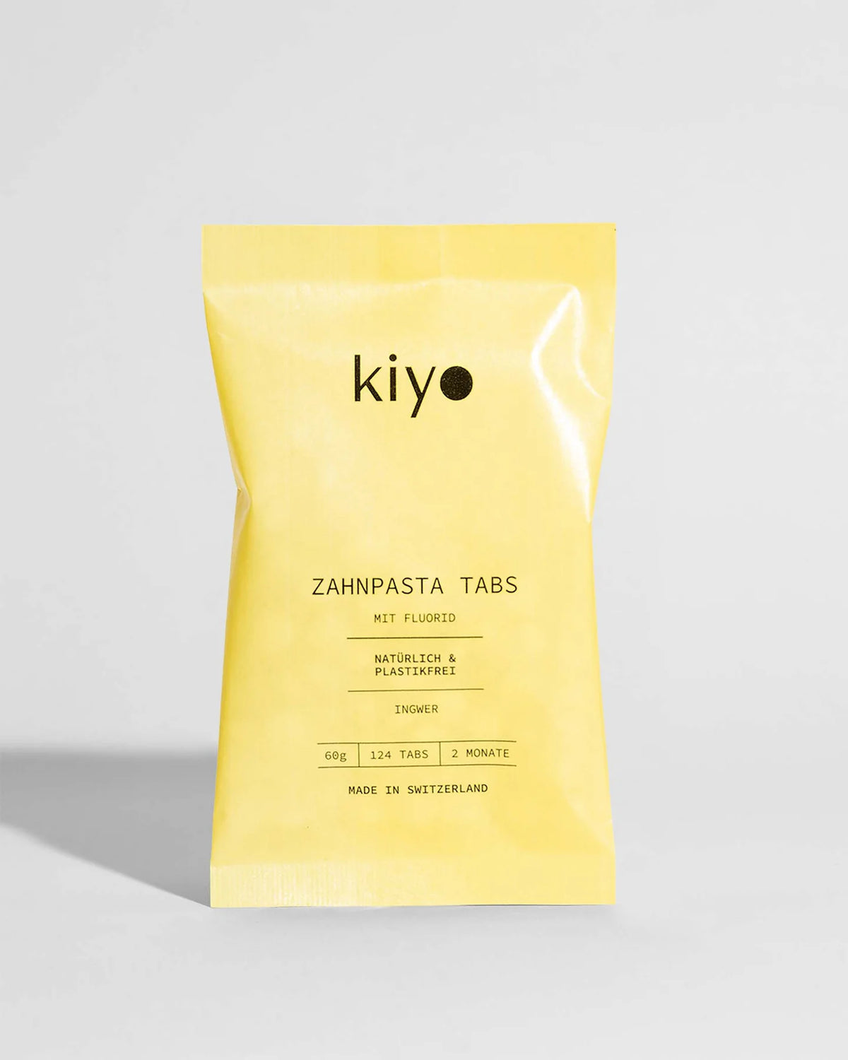 KIYO Zahnpasta Tabs m Fluo Ingwer 124 Stk Btl