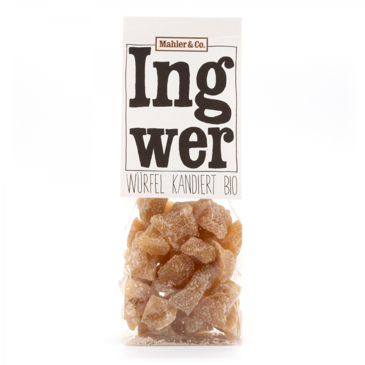 Mahler Ingwerwürfel kandiert Btl. 150g