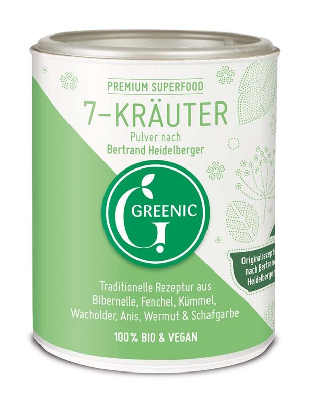 GREENIC 7 Kräuterpulver Heidelberger 75g