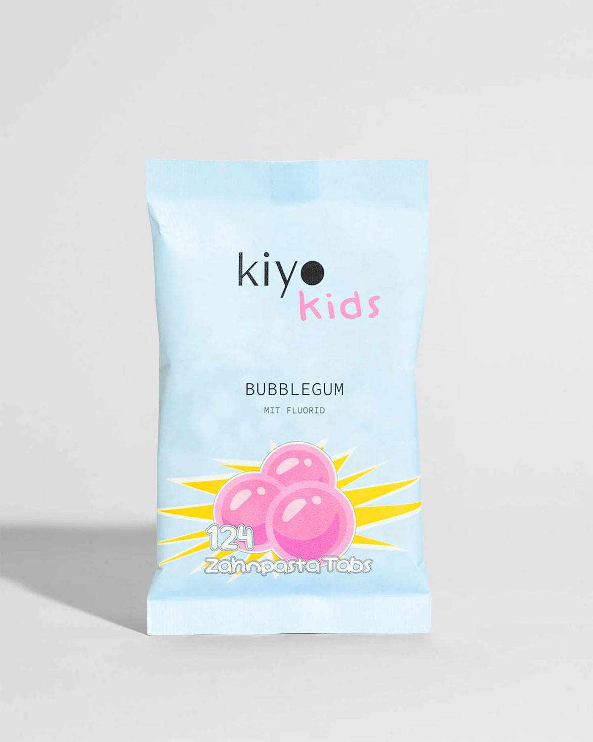 KIYO Kids Zahnp Tabs m Fluorid Bubbleg 124 Stk Btl